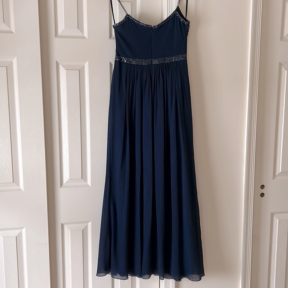 Adrianna Pappel Navy Evening Dress Size 6 - Picture 3 of 5